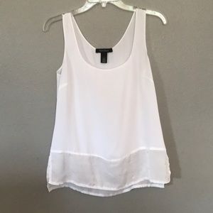 WHBM WHITE shell with bead detail